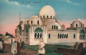 Vintage Postcard Alger La Medersa Historical building Landmark Algeria