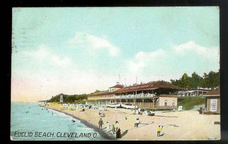 Euclid Beach View Cleveland OH Used 1909