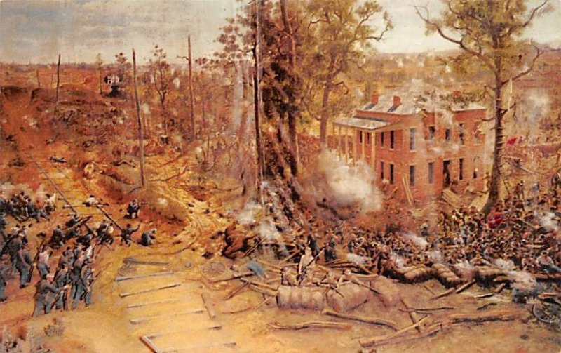 Beautiful Atlanta, the cyclorama of the battle of Atlanta Atlanta, Georgia, U...