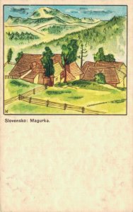 Slovenia Slovensko Magurkka Vintage Postcard 08.35