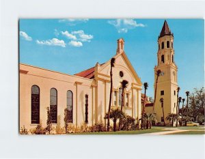 Postcard The Roman Cathedral St. Augustine Florida USA