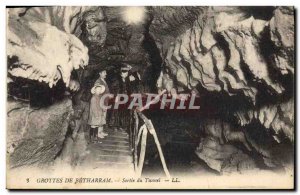 Old Postcard Caves Betharram Cave exit tunnel