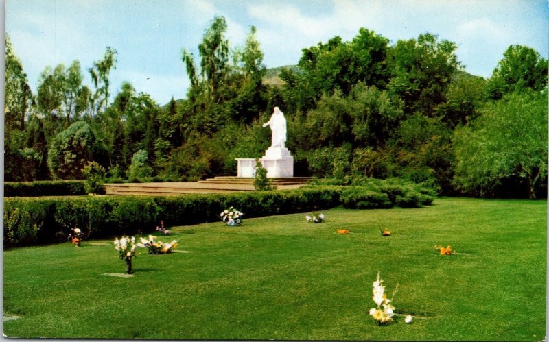 Christus Green Acres Memorial Gardens Cedar Ave 7th St Bloomington CA Postcard  