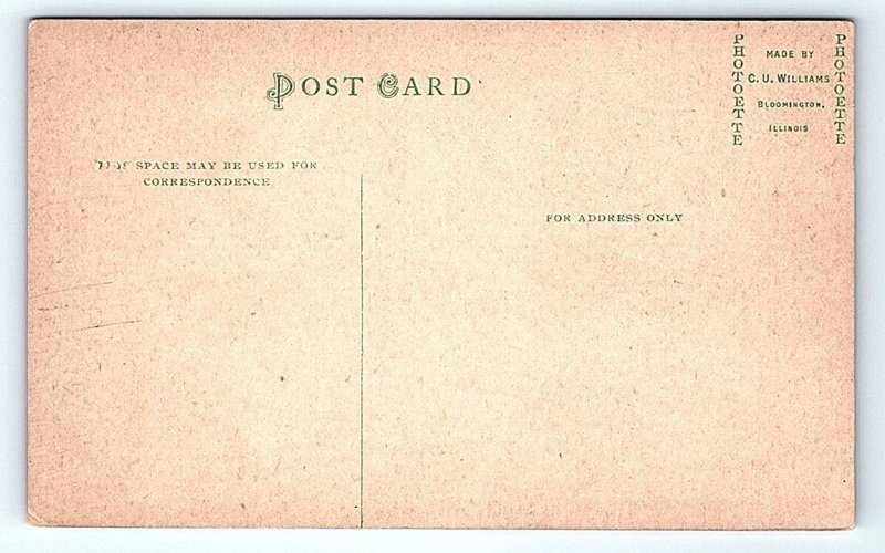 SOUTH BEND, IN Indiana ~ JEFFERSON ST. BRIDGE c1910s C.U. Williams Postcard