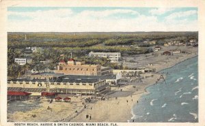Miami Beach Florida Hardie and Smith Casinos South Beach Postcard AA18066