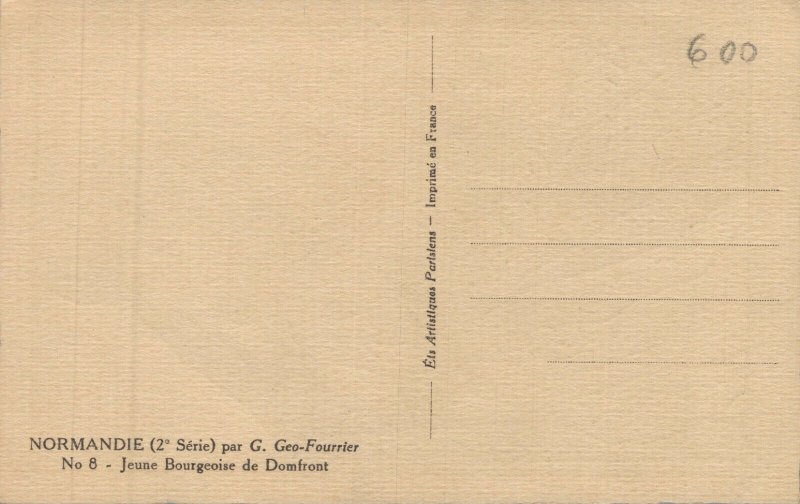 Artist Signed Geo Fourrier Normandie 05.82