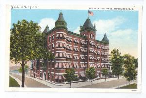 Newburgh NY Postcard Palatine Hotel ca 1926 Vintage