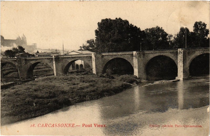 CPA Carcassonne Pont Vieux FRANCE (1012859)