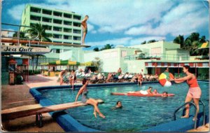 Florida Miami Beach Sea Gull Hotel Pool and Cabana Colony