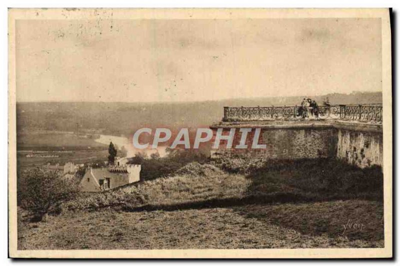 Old Postcard St Germain en Laye on Terrace