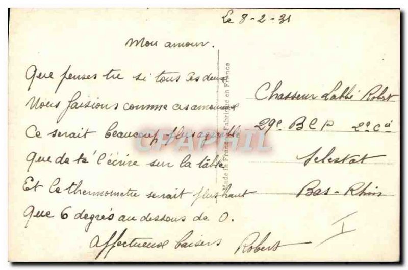 Postcard Old Woman Nude Erotic