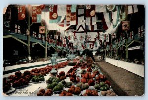 Nelson British Columbia Canada Postcard Scene of Fruit Fair 1920 Posted