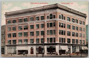 The Mead Building Rutland Vermont VT Unused K-Win Postcard H66
