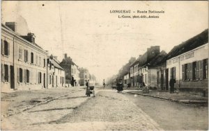 CPA LONGUEAU Route Nationale (751165)