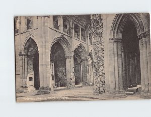 Postcard Nave & Aisle Melrose Abbey Melrose Scotland