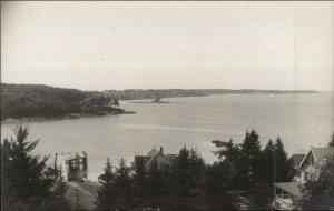 Murray Bay Boothbay ME c1910 Real Photo Postcard