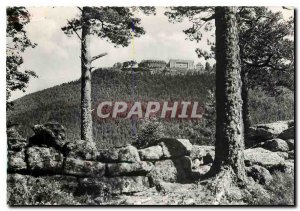 Modern Postcard Mont Sainte Odile Convent Alsace and Paien seen Western Wall