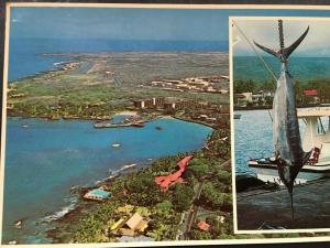 Postcard Billfishing on Kailua Bay, HA.   4 x 6    T2