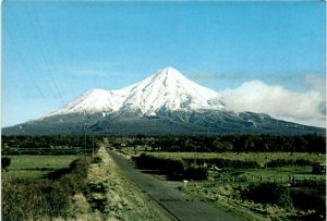 Majestic Mt. Egmont, New Zealand's natural wonder.! postcard