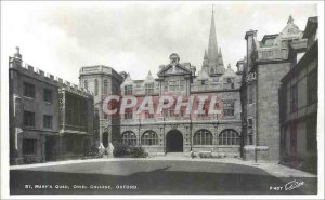 'Modern Postcard Oxford St Mary''s Quad Oriel College'