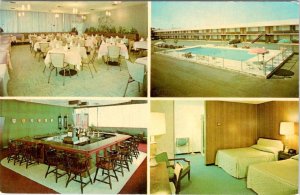 Warwick, RI Rhode Island  AIRPORT MOTOR LODGE/Francis Green  ROADSIDE  Postcard