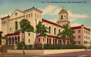 Florida West Palm Beach First Methodist Church Curteich