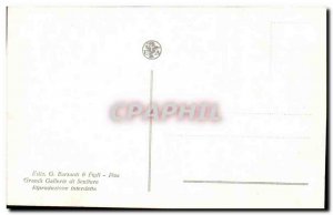 Postcard Old Pisa Camposanto particolare vella vendemmla