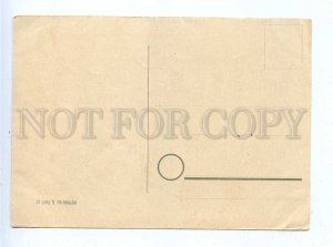 195829 GERMANY NEW YEAR Snowman Vintage postcard