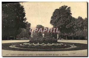 Postcard Old Saint Germain En Laye Le Parterre and the Route des Loges