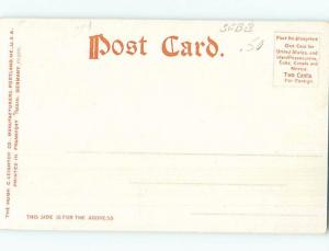 Pre-1907 LARGE WAVES AFTER THE STORM Daytona Florida FL A0867