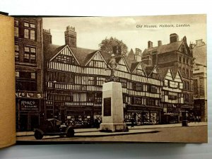 Vintage Postcard 1910's London Book Set of 11 House of Parliament, Westminster