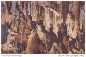 Cathedral The Beautiful Caverns Of Luray Virginia Handcolored Alberype