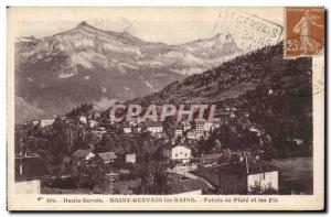 Old Postcard Saint Gervais les Bains Pointe Plate and Fiz