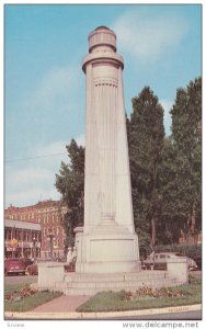 Le Flambeau, Statue of a Torch, TROIS RIVIERES, Quebec, Canada, 40-60's