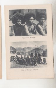 PAPUA NEW GUINEA,  c1910 composite ppc. Mountain Natives, Sacred Heart Fathers