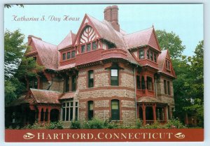 HARTFORD, Connecticut CT ~ KATHARINE S. DAY House  4x6 Postcard