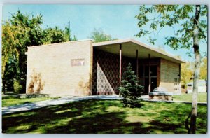 Great Falls Montana MT Postcard Charles Russel Memorial Gallery Building c1960