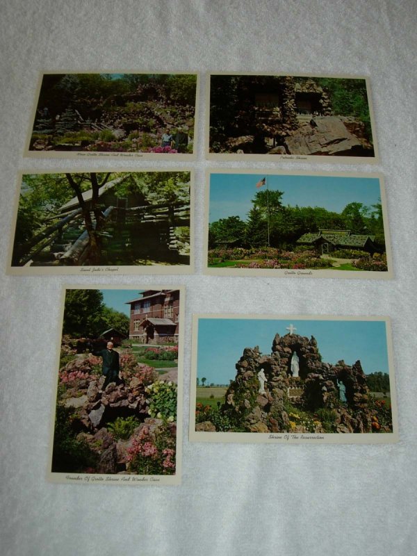 Rudolph WI - Lot Of 6 Great Vintage Postcards - x0484