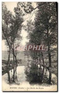 Old Postcard The Banks of the Doubs Mouthe