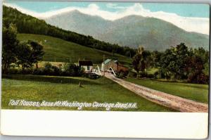 Toll Houses Base Mt Washington Carriage Road Undivided Back Vintage Postcard O05