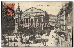Old Postcard Toulon Theater