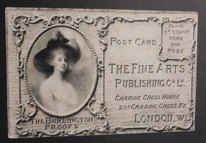 Mint Postcard The Fine Arts Publishing Co London WC England Magazine AD