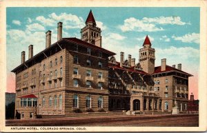 Postcard Antlers Hotel in Colorado Springs, Colorado