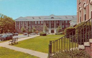 Rock Hill South Carolina Sims Sciene Bldg Street View Vintage Postcard K38920