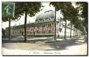 Old Postcard Vichy Thermal baths