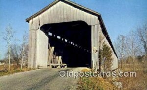 Fairfield, Fairfield, OH USA Covered Bridge Unused 