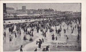 New Jersey Atlantic City The Beach At Bathington Hour