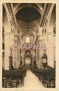 Old Postcard Vitry le Francois Marne Interior of the Cathedral