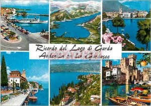 Modern Postcard Lago di Garda Italia
