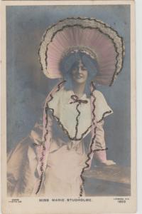 Marie Studholme England Stage Actress silent movie Edwardian theater Postcard